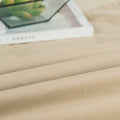 DaDa Bedding Luxury Soft Cotton Beige Fitted Bed Sheet & Pillow Cases Set (JHW-546-Fitted) by DaDalogy Bedding Collection