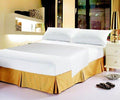 DaDa Bedding White Cotton Fitted Sheet Set with Pillow Cases by DaDalogy Bedding Collection