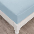 DaDa Bedding Seafoam Blue Cotton Fitted Sheet Set by DaDalogy Bedding Collection