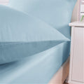 DaDa Bedding Seafoam Blue Cotton Fitted Sheet Set by DaDalogy Bedding Collection