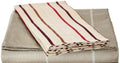 DaDa Bedding Solid Soft Multi Striped Fitted Sheet & Pillow Cases Set (FTS8293) by DaDalogy Bedding Collection