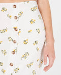 Polly & Esther Juniors Button-Front Skirt ,Size Medium by Vanessa Jane