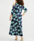 NY Collection Womens Plus Cold Shoulder Dress by Vanessa Jane