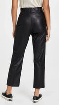 Levis 70s Math Club Faux Leather Slacks, Size 29 by Vanessa Jane