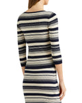 Ralph Lauren Striped Ribbed Boatneck Sweater by Vanessa Jane