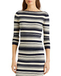 Ralph Lauren Striped Ribbed Boatneck Sweater by Vanessa Jane
