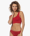 HANRO Touch Feeling Crop Top by Vanessa Jane