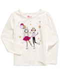 Epic Threads Little Girls Skating Girls T-Shirt, Size 5 by Vanessa Jane