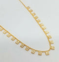 Argento Vivo Zirconia 18 Statement Necklace in 18k Gold-Plated Sterling Silver by Vanessa Jane