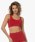 HANRO Touch Feeling Crop Top by Vanessa Jane
