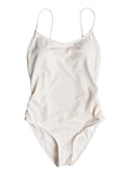 Roxy Womens Surf Memory One Piece Swimsuit, Marshmallow, Large by Vanessa Jane