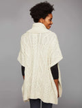 Led Luxe Flap Pocket Maternity Poncho Sweater One Size by Vanessa Jane