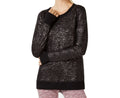 Ideology Metallic Cross-Back Sweatshirt, Size XS by Vanessa Jane