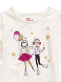 Epic Threads Little Girls Skating Girls T-Shirt, Size 5 by Vanessa Jane