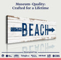 Shore Direction Arrow Beach Sign II by Tailored Canvases