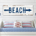 Shore Direction Arrow Beach Sign II by Tailored Canvases
