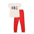 short sleeve pajama set | popsicles by Finn + Emma