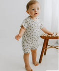 short sleeve romper | sun by Finn + Emma