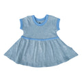 short sleeve twirl dress | periwinkle colorblock by Finn + Emma
