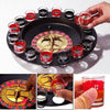 Shot Glass Roulette Set Novelty Drinking Game with 16 Shot Glasses