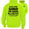Should Stop Expecting - Safety Yellow Hoodie by Armed American Supply