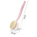 Shower Body Brush with Bristles and Loofah by DailySale