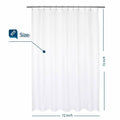 Shower Curtains Mould Proof Resistant Washable Curtain Liner by DailySale