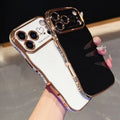 Side Love Electroplating Case For iPhone 17 Pro Max 17 Air 16 15 14 Plus 13 12 11 Pro Max 17Pro Max Cover Lens Shockproof Bumper by Perfect Stock