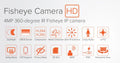 Silarius Pro Series SIL-F4MP 4MP WiFi Fisheye Camera 360 Degrees (NDAA Compliant) by Silarius