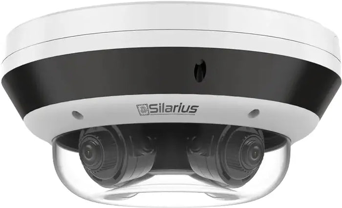 Silarius Pro Series SIL-MSD16MP288 16MP Outdoor Multisensor Network Dome Camera with Four 2.8-8mm Lenses & Night Vision (NDAA Compliant) by Silarius