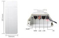 Silarius SIL-P2P300MB13000FT58GHZ Outdoor CPE P2P 5.8GHz 300Mbps - Pair (Up to 4Km/13,000ft) by Silarius