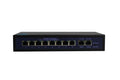 Silarius SIL-SW8POE 10 Ports POE switch with 8/100MB Ports PoE and 2 Gigabit Uplinks - 120W POE by Silarius