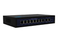 Silarius SIL-SW8POE 10 Ports POE switch with 8/100MB Ports PoE and 2 Gigabit Uplinks - 120W POE by Silarius