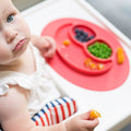 Silicone Feeding Placemat and 3-Section Plate by DailySale