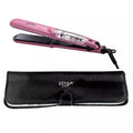 Silk Steam 1.25" Ceramic Steamer Flat Iron with Protective Heat Station Mat by DailySale