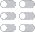 Silver Anti-Spy Privacy Camera Cover (6-Pack) - Laptops, Tablets, TVs, and Phones by Zerodamage Sahara Case LLC