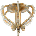 Hampton Bay Allure 8-Light 88-1/2 in. Hanging Silver and Gold Chandelier by Vanessa Jane