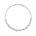 Silver Tanzanite Tennis Bracelet by Fine Color Jewels