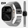 Luxury Steel Strap for Apple Watch Band Series 10/9/8/7/6/5 SE / Ultra 8 1/2