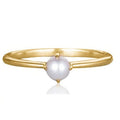 Simple Dainty Pearl Ring In 18Kt Gold by DailySale