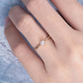Simple Dainty Pearl Ring In 18Kt Gold by DailySale