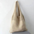 Simple Retro Hollow Crochet Bag by DailySale