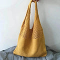 Simple Retro Hollow Crochet Bag by DailySale