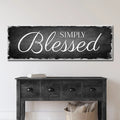 Simply Blessed Sign by Tailored Canvases
