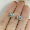 Single 0.40CT Real Genuine Diamond Stud Earring 14k Solid Gold Wow by DailySale