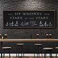 Sip Whiskey With You Bar Sign II by Tailored Canvases
