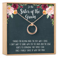 Sister of the Groom Necklace by Dear Ava