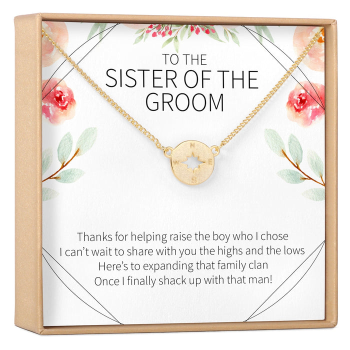 Sister of the Groom Necklace by Dear Ava
