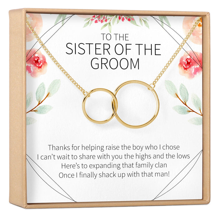 Sister of the Groom Necklace by Dear Ava