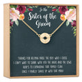 Sister of the Groom Necklace by Dear Ava